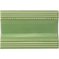Palm Green Plain Cornice Ceramic Wall Tile 152x75mm