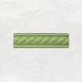 Palm Green Rope Moulding Ceramic Wall Tile 152x40mm