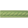 Palm Green Rope Moulding Ceramic Wall Tile 152x40mm
