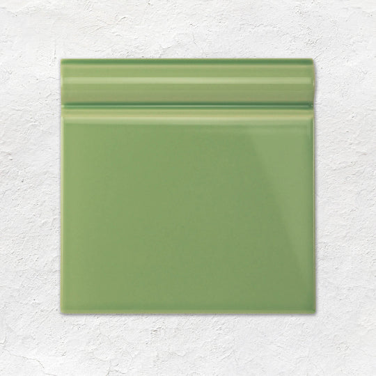 Palm Green Skirting Tile 152x152mm