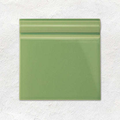 Palm Green Skirting Tile 152x152mm