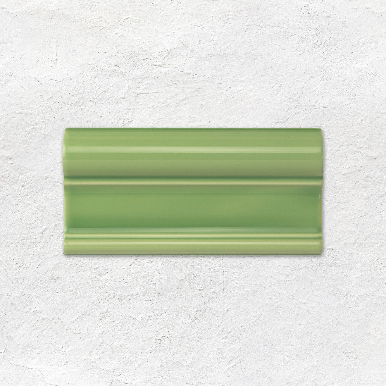 Palm Green Victoria Moulding Ceramic Wall Tile 152x75mm - Gloss