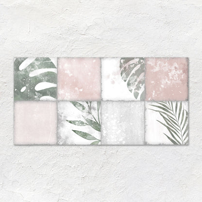 Patchwork Botanical Rose 60x30cm