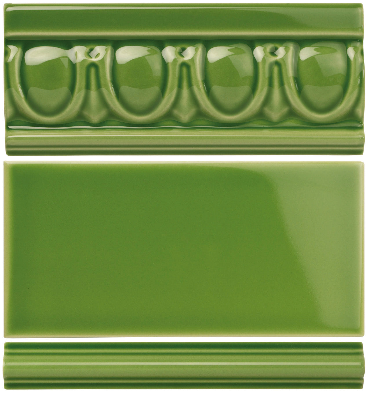 Artworks Pavillion Green Ceramic Tile