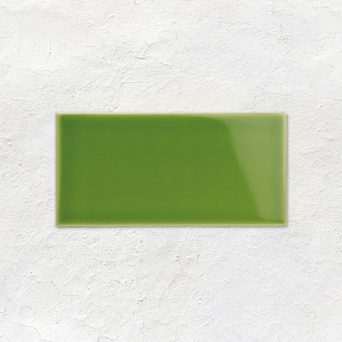 Pavilion Green Half Tile 152x76mm - Ceramic - Gloss