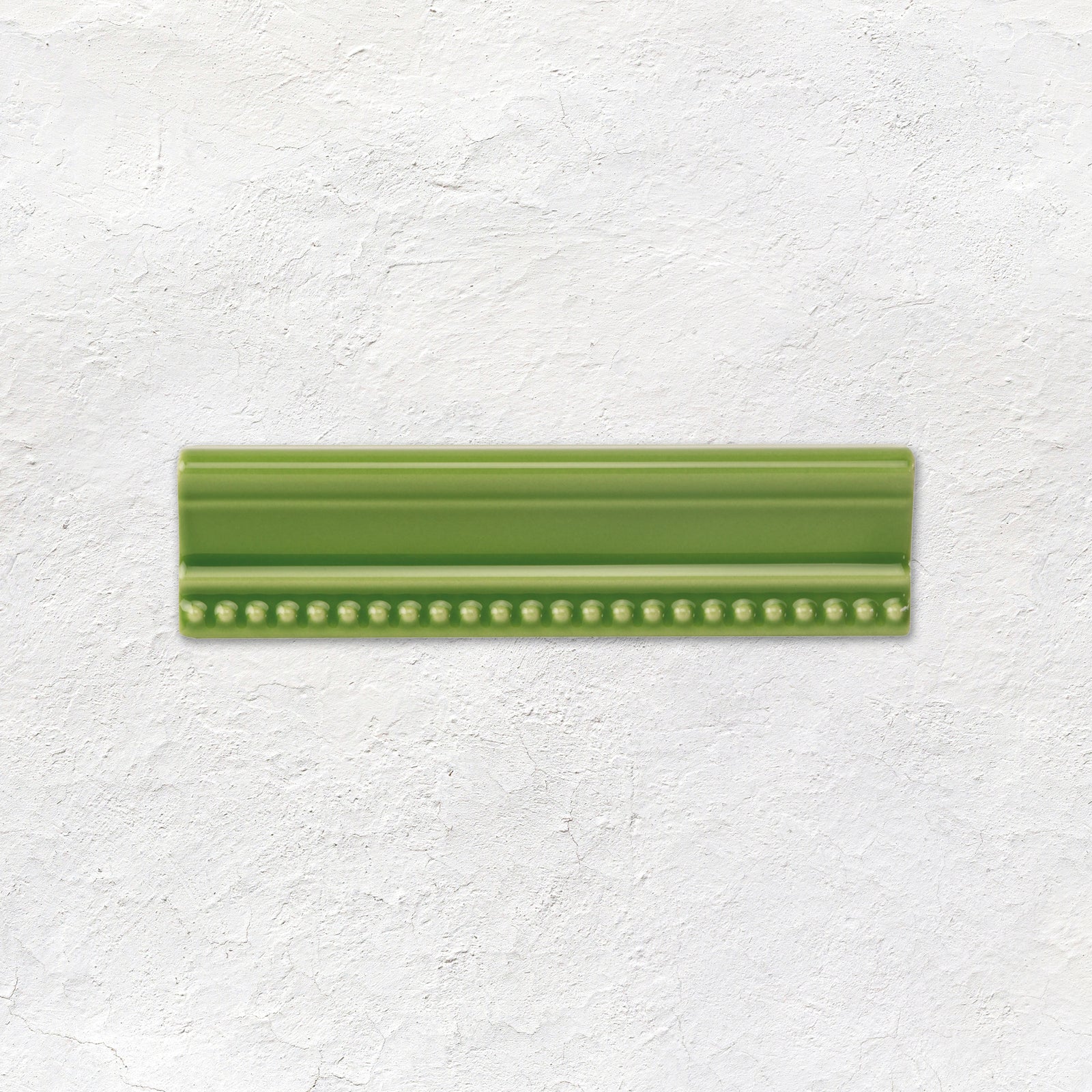 Pavilion Green Hogarth Moulding Ceramic Wall Tile 152x38mm