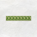 Pavilion Green Scroll Moulding Ceramic Wall Tile 152x29mm