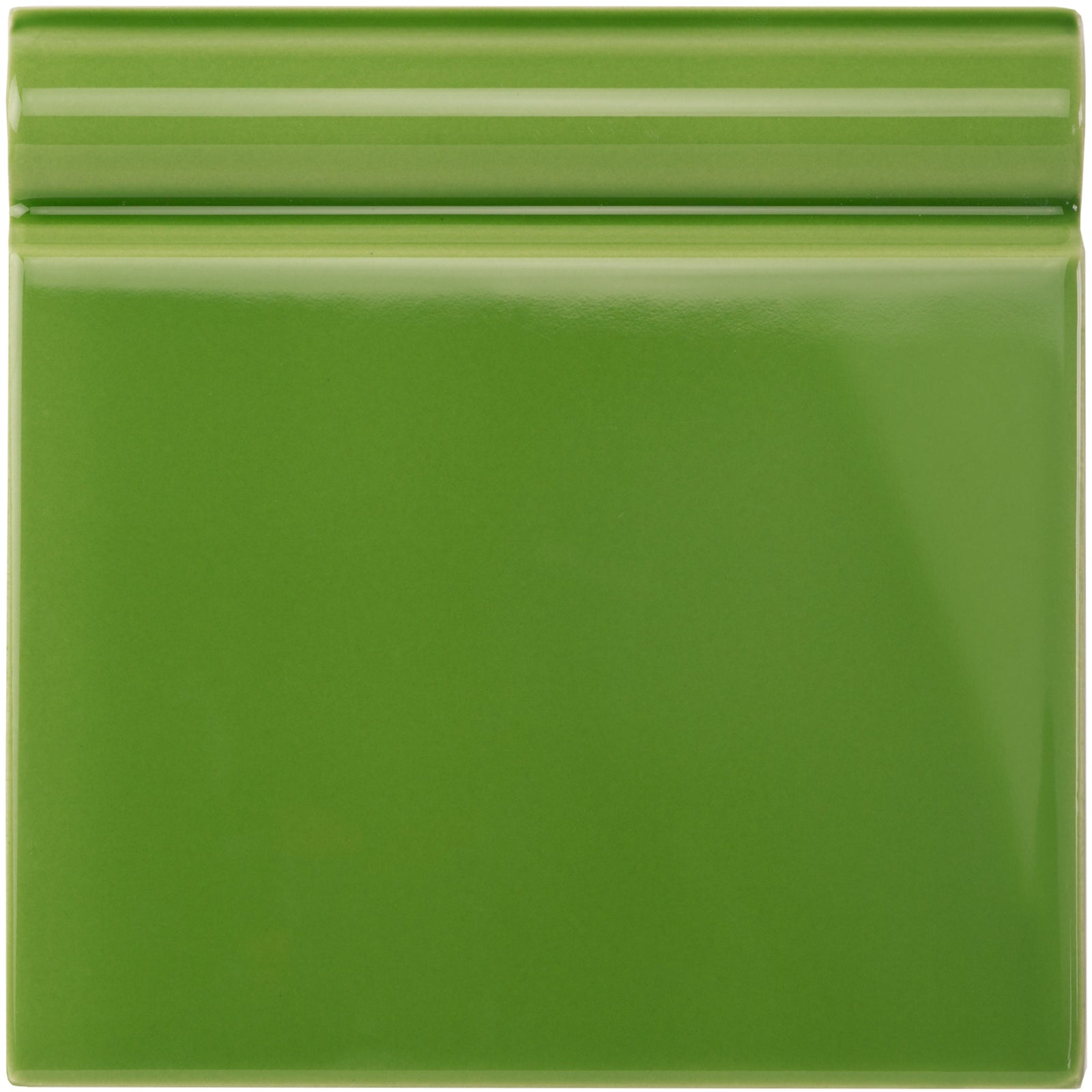 Pavilion Green Skirting Tile 152x152mm