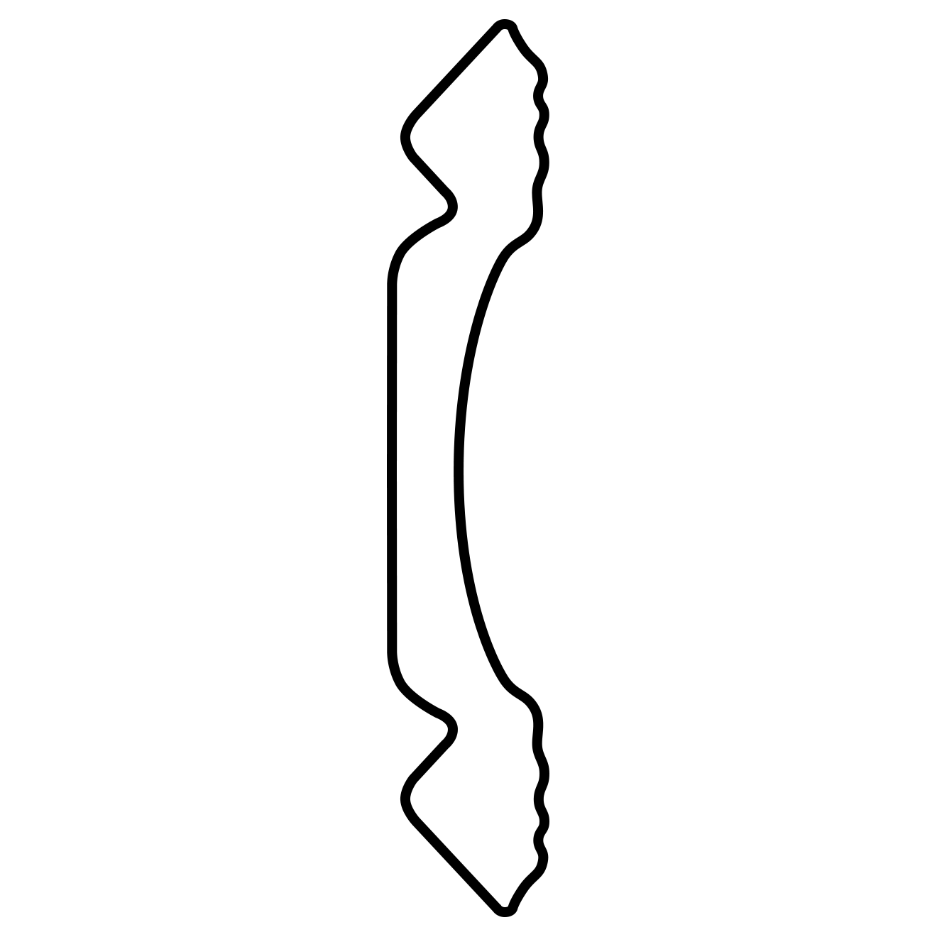 Plain Cornice Side Profile