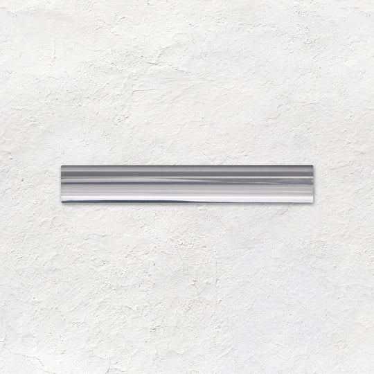 Platinum (metallic) Sigma Moulding Ceramic Wall Tile 152x26mm
