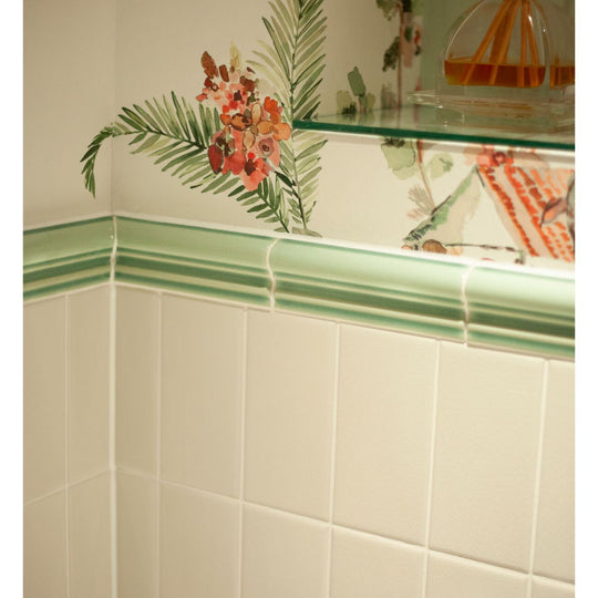 Retro Metro Lime House Glazed Dado - alternate view