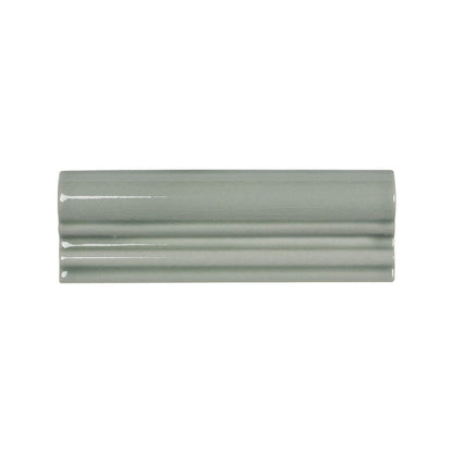 Retro Metro Gloucester Road green crackle-glaze ceramic dado border trim