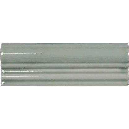 Retro Metro Gloucester Road green crackle-glaze ceramic dado border trim