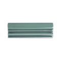 Retro Metro Green Park deep green crackle-glaze ceramic dado border trim