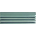 Retro Metro Green Park deep green crackle-glaze ceramic dado border trim