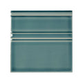 Retro Metro Green Park deep green crackle-glaze ceramic skirting tile