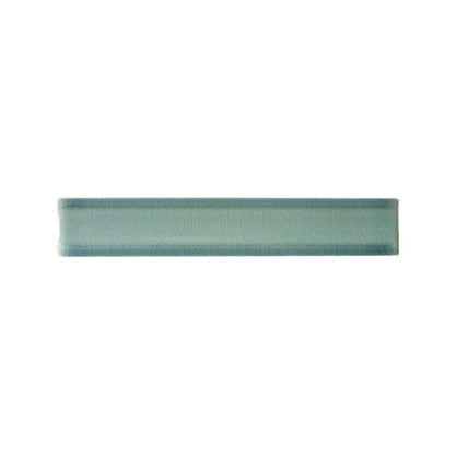 Retro Metro Green Park deep green crackle-glaze ceramic edging trim
