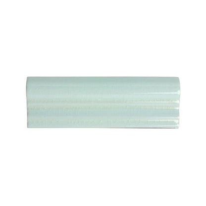 Retro Metro Lido Blue crackle-glaze ceramic dado border trim