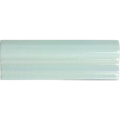 Retro Metro Lido Blue crackle-glaze ceramic dado border trim