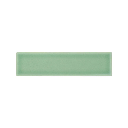 Retro Metro Lime House 5 x 20cm Glazed Wall Tile