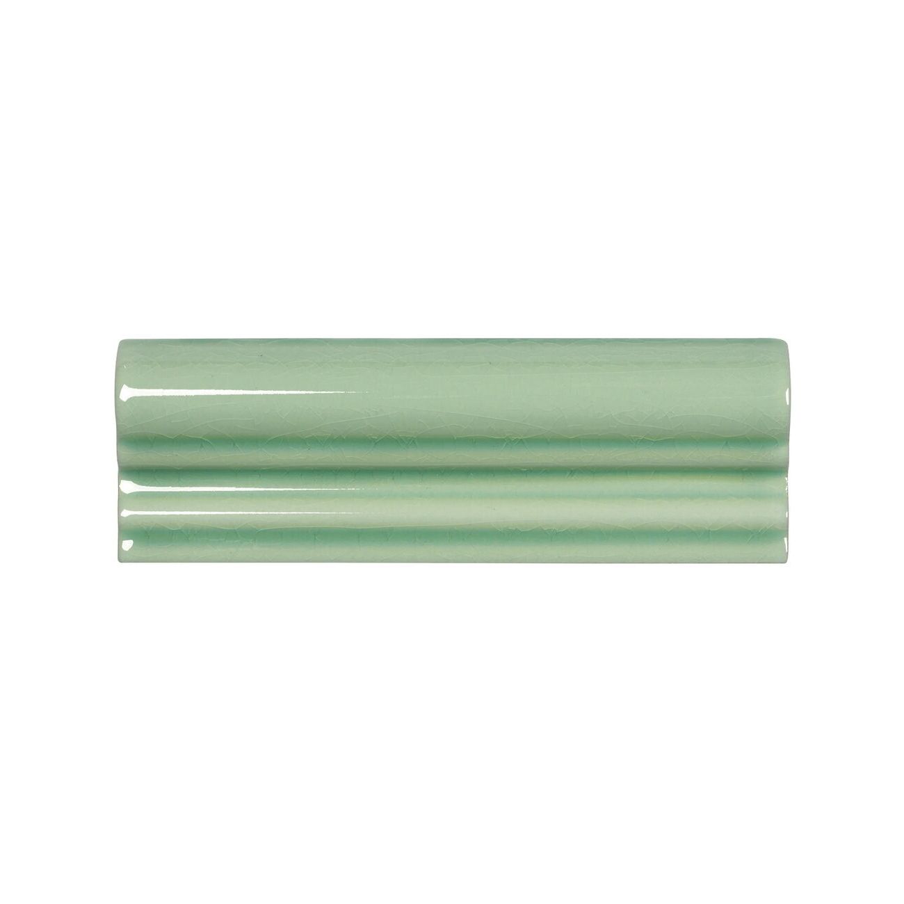 Retro Metro Lime House lime green crackle-glaze ceramic dado border trim