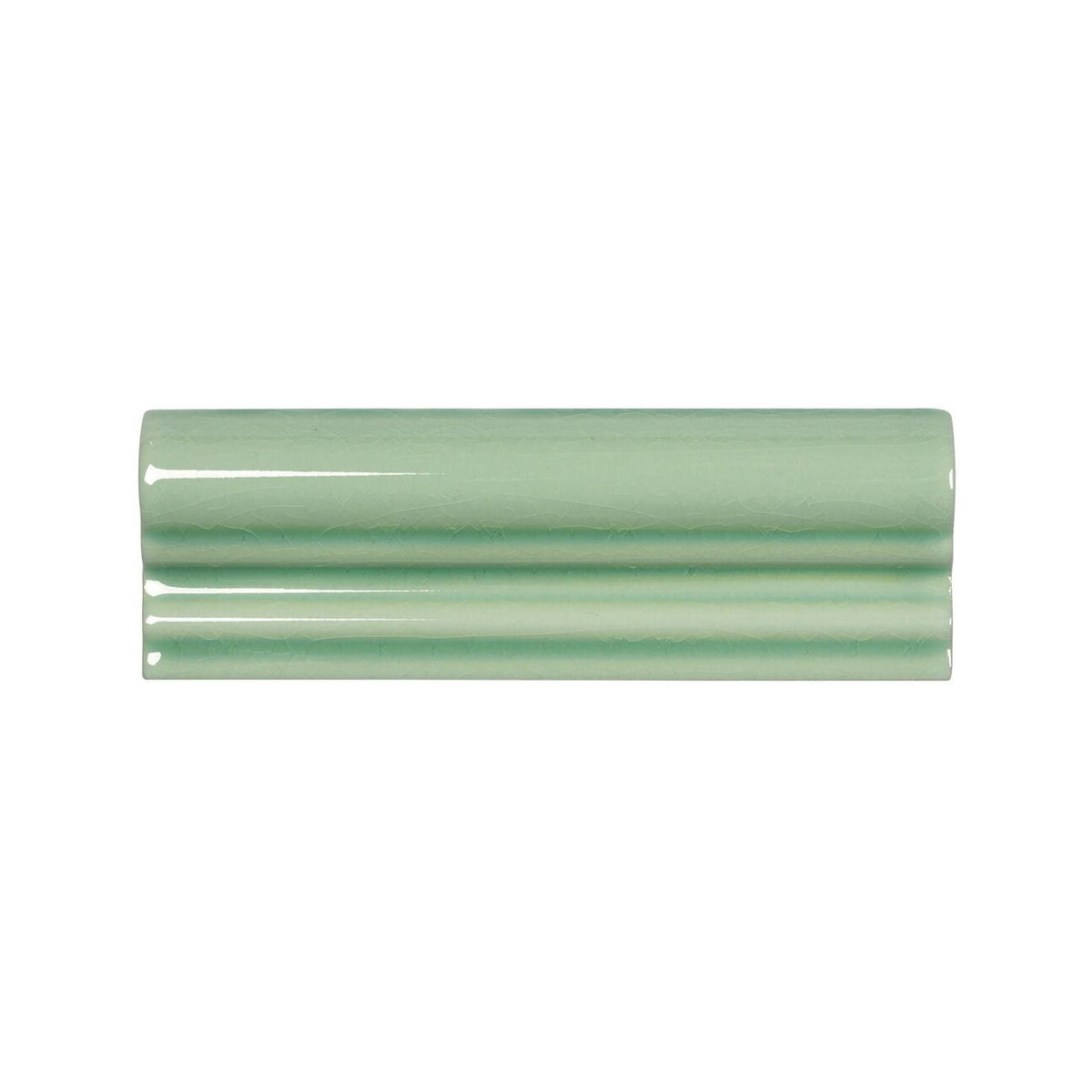 Retro Metro Lime House lime green crackle-glaze ceramic dado border trim