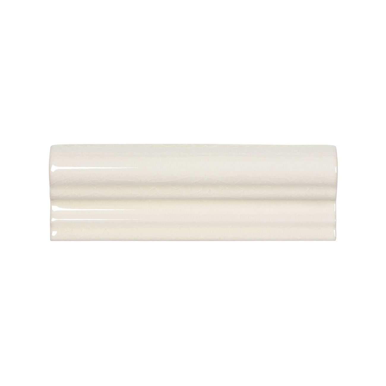 Retro Metro Marble Arch off-white crackle-glaze ceramic dado border trim