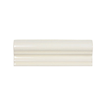 Retro Metro Marble Arch off-white crackle-glaze ceramic dado border trim
