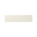 Retro Metro South Kensington 5 x 20cm warm white crackle-glaze ceramic metro wall tile
