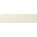 Retro Metro South Kensington 5 x 20cm warm white crackle-glaze ceramic metro wall tile