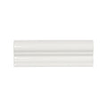 Retro Metro South Kensington warm white crackle-glaze ceramic dado border trim