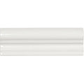 Retro Metro South Kensington warm white crackle-glaze ceramic dado border trim