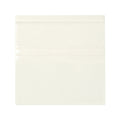 Retro Metro South Kensington warm white crackle-glaze ceramic skirting tile