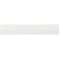 Retro Metro South Kensington warm white crackle-glaze ceramic edging trim