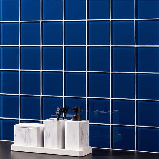 Rhine Clear Glass 10 x 10cm Wall Tile