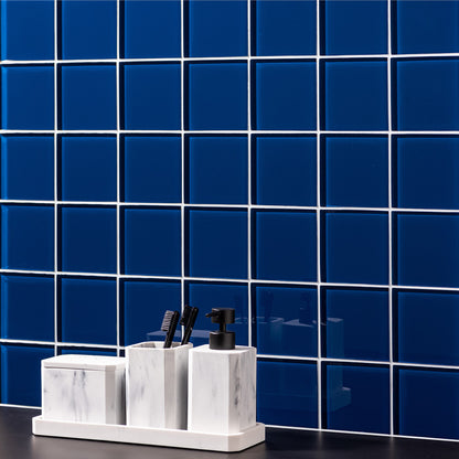 Rhine Clear Glass 10 x 10cm Wall Tile – thumbnail 1