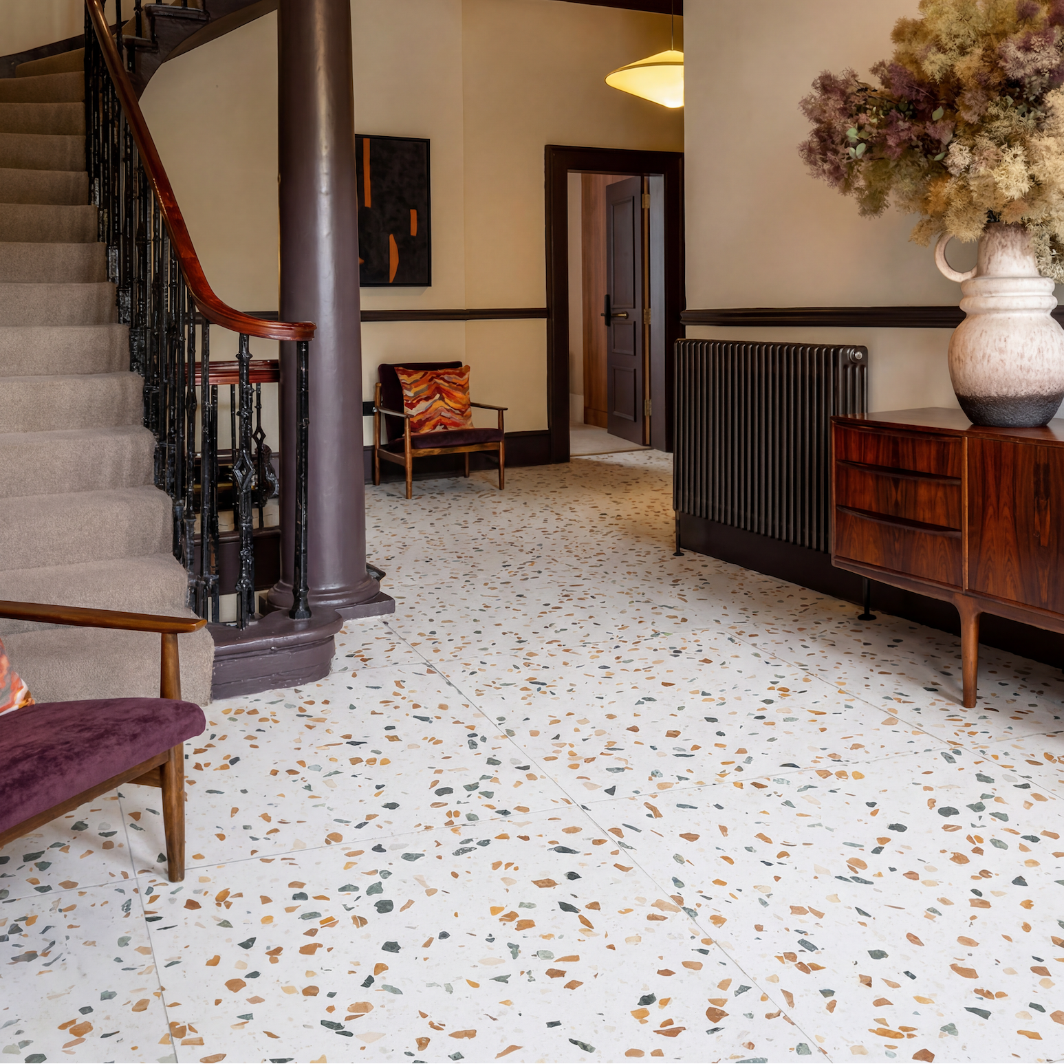 Rialto Porcelain Cognac Wall & Floor Tile 60x60cm