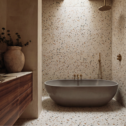 Rialto Porcelain Cognac Wall & Floor Tile 60x60cm