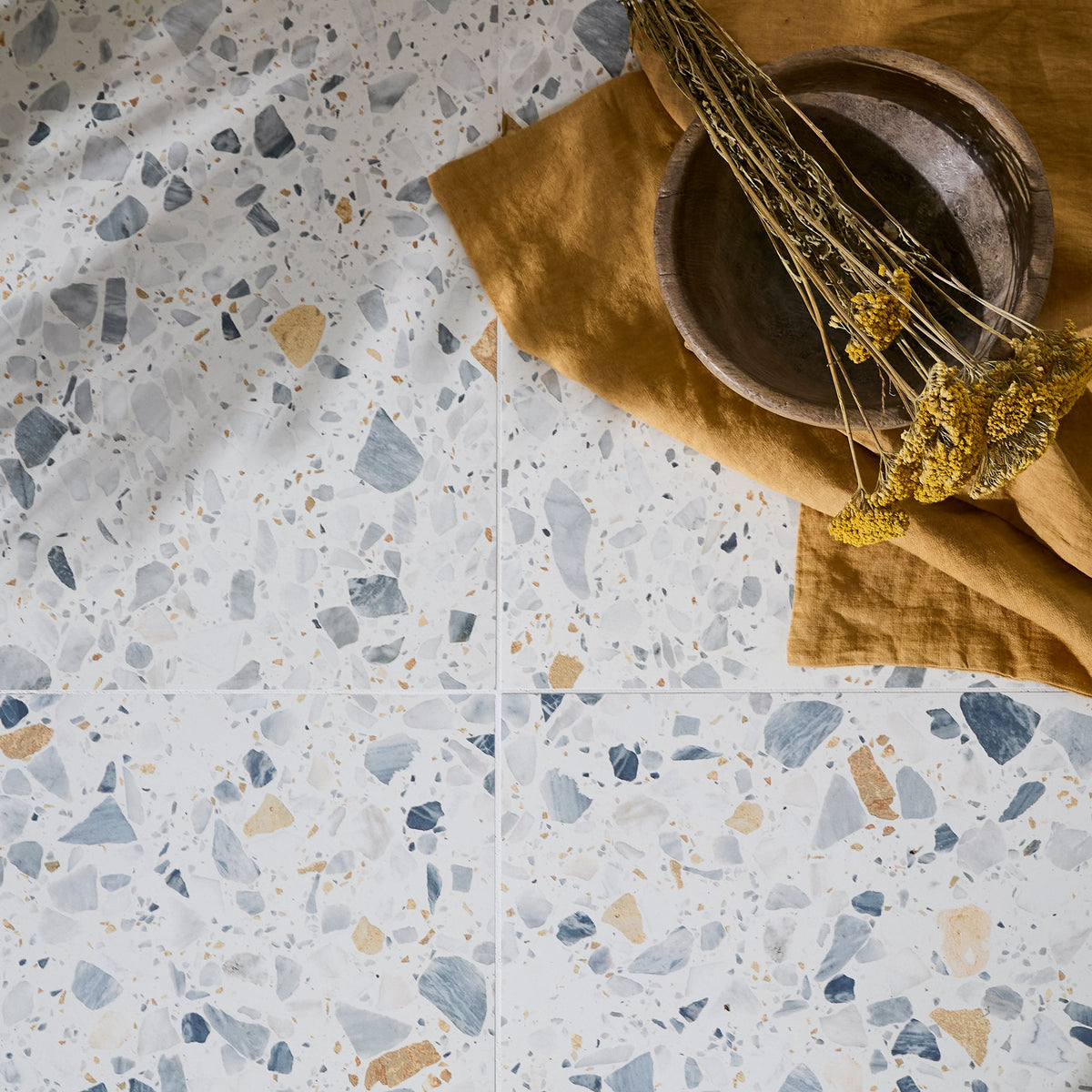 Rialto Porcelain Oro Wall & Floor Tile 60x60cm - Matt - Yellow & Gold