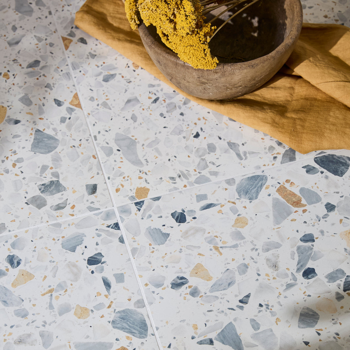 Rialto Porcelain Oro Wall & Floor Tile 60x60cm - Matt - Yellow & Gold