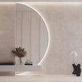 Rockstone White 60 x 60cm porcelain stone effect tile room setting