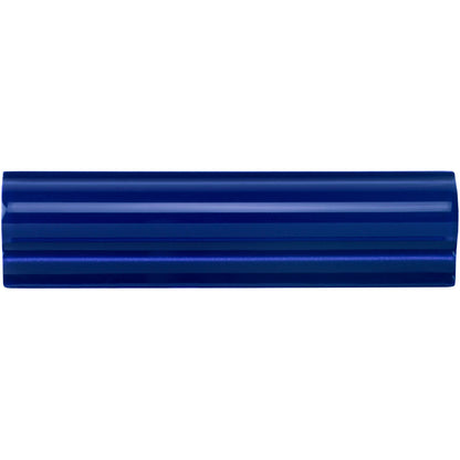 Royal Blue Albert Moulding Ceramic Wall Tile 152x40mm