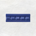 Royal Blue Dentil Moulding Ceramic Wall Tile 152x50mm