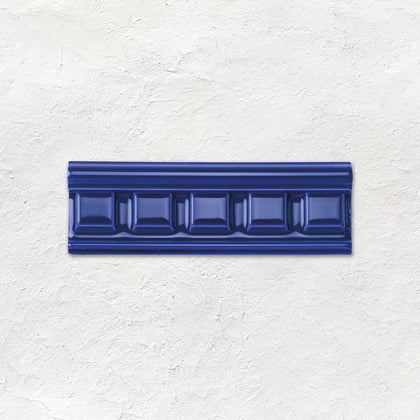 Royal Blue Dentil Moulding