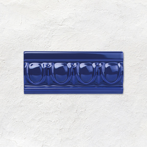 Royal Blue Egg & Dart Moulding