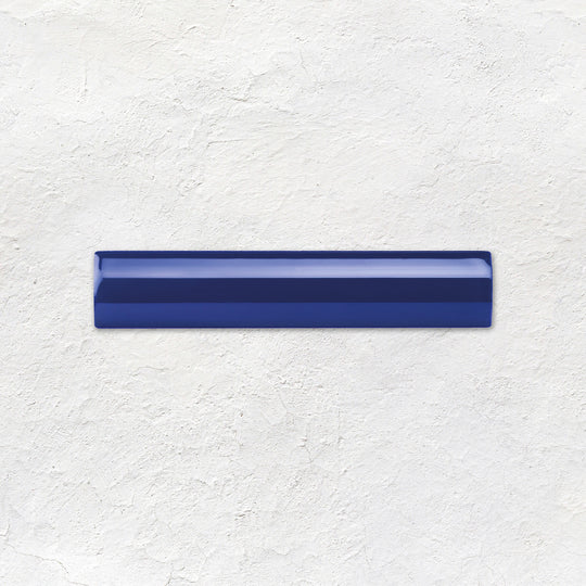 Royal Blue External Corner Trim Ceramic Wall Tile 152x30mm