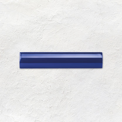 Royal Blue External Corner Trim Ceramic Wall Tile 152x30mm