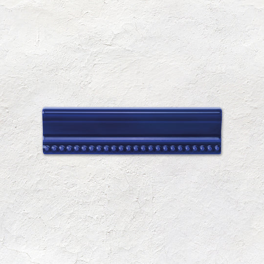 Royal Blue Hogarth Moulding Ceramic Wall Tile 152x38mm