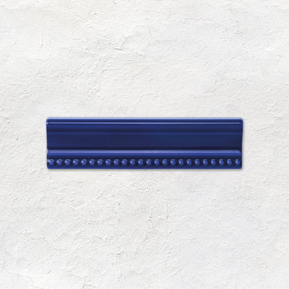 Royal Blue Hogarth Moulding Ceramic Wall Tile 152x38mm