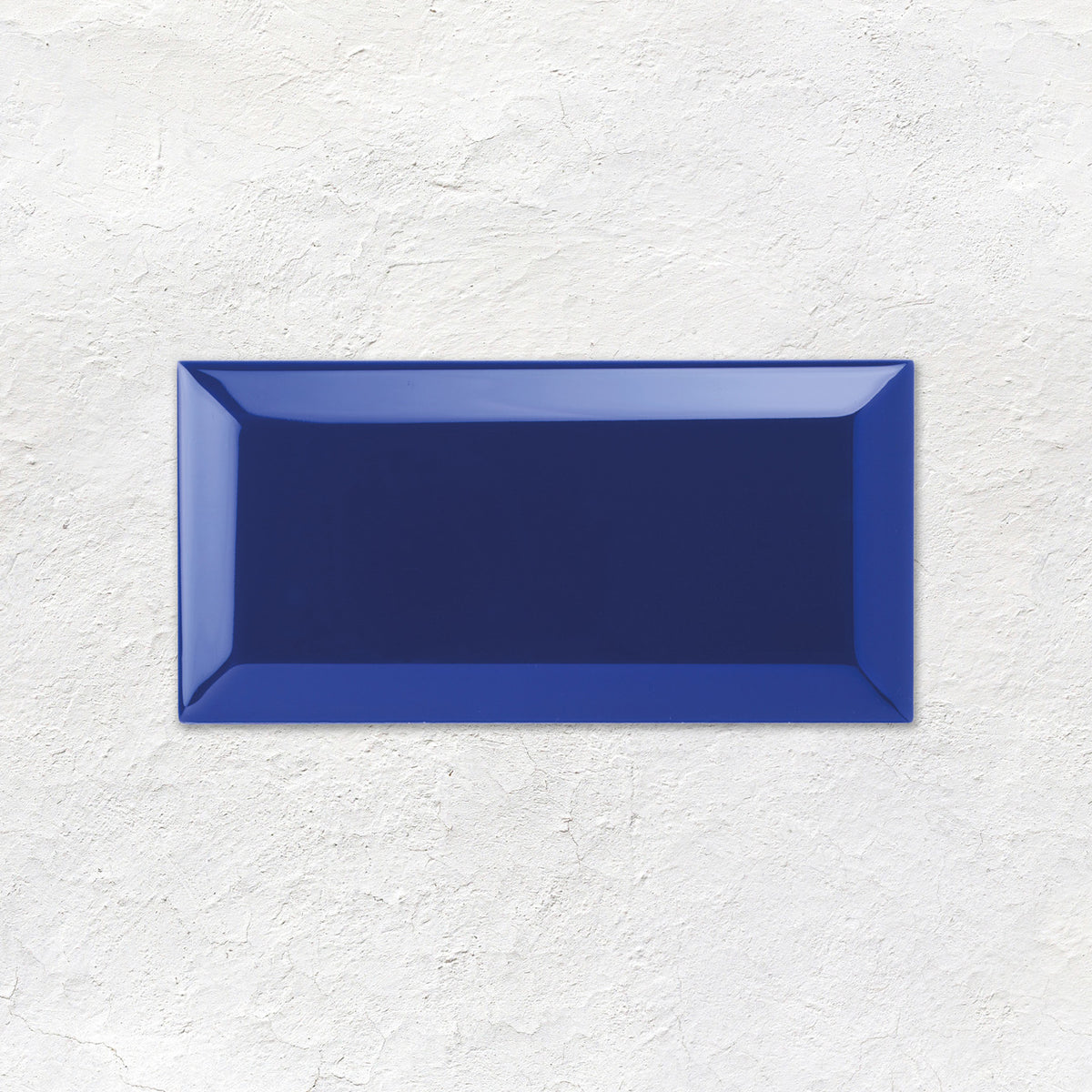 Royal Blue Metro Bevelled Tile 150x75mm - Ceramic - Gloss